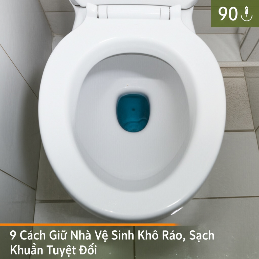Hình minh họa cho bài viết: 9 Cách Giữ Nhà Vệ Sinh Khô Ráo, Sạch Khuẩn Tuyệt Đối