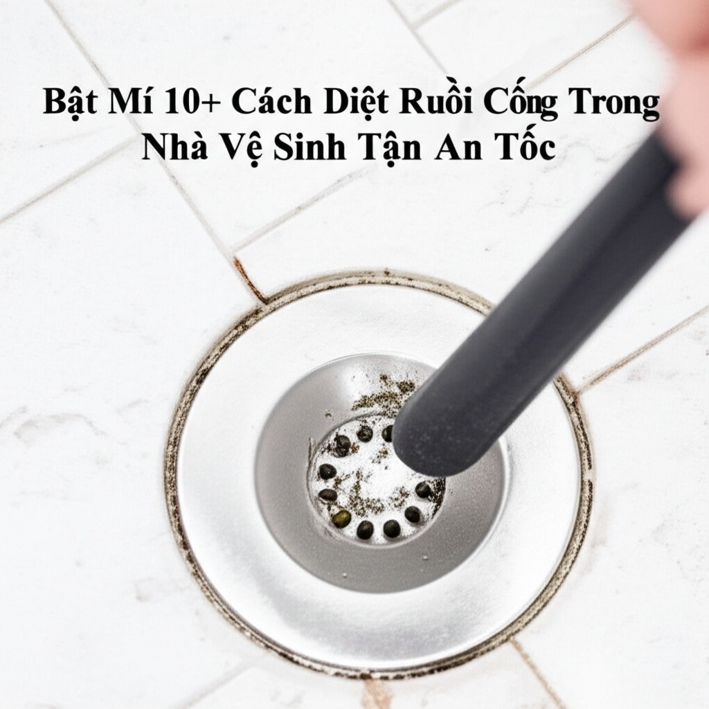 Hình minh họa cho bài viết: Bật Mí 10+ Cách Diệt Ruồi Cống Trong Nhà Vệ Sinh Tận Gốc, An Toàn