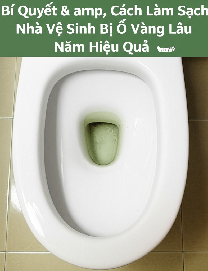 Hình minh họa cho bài viết: Bí Quyết & Cách Làm Sạch Nhà Vệ Sinh Bị Ố Vàng Lâu Năm Hiệu Quả 100%