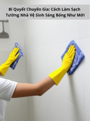 Bí Quyết Chuyên Gia: Cách Làm Sạch Tường Nhà Vệ Sinh Sáng Bóng Như Mới