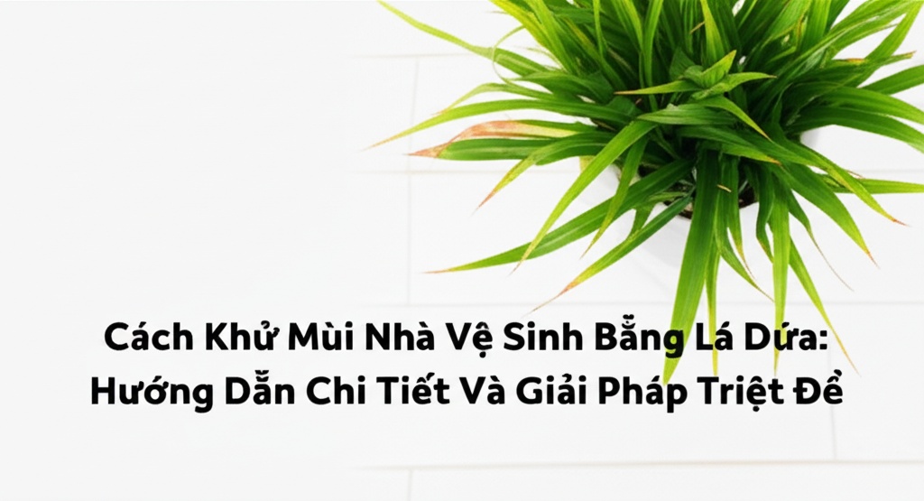 Hình minh họa cho bài viết: Cách Khử Mùi Nhà Vệ Sinh Bằng Lá Dứa: Hướng Dẫn Chi Tiết Và Giải Pháp Triệt Để