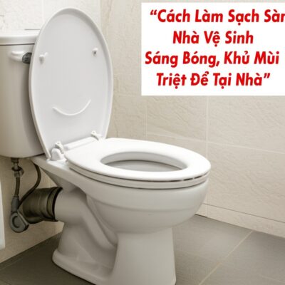 Cách Làm Sạch Sàn Nhà Vệ Sinh Sáng Bóng, Khử Mùi Triệt Để Tại Nhà