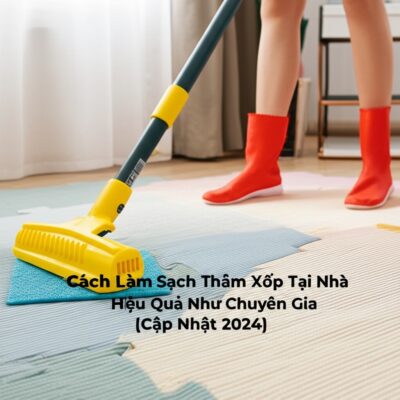 Cách Làm Sạch Thảm Xốp Tại Nhà Hiệu Quả Như Chuyên Gia [Cập Nhật 2024]
