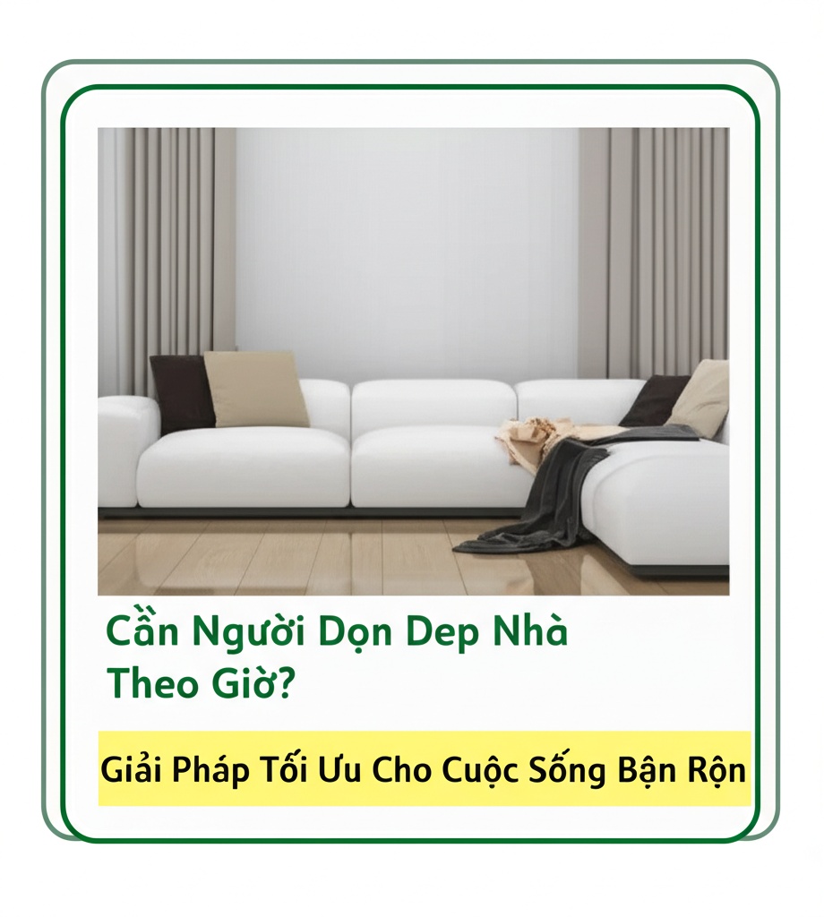 Hình minh họa cho bài viết: Cần Người Dọn Dẹp Nhà Theo Giờ? Giải Pháp Tối Ưu Cho Cuộc Sống Bận Rộn