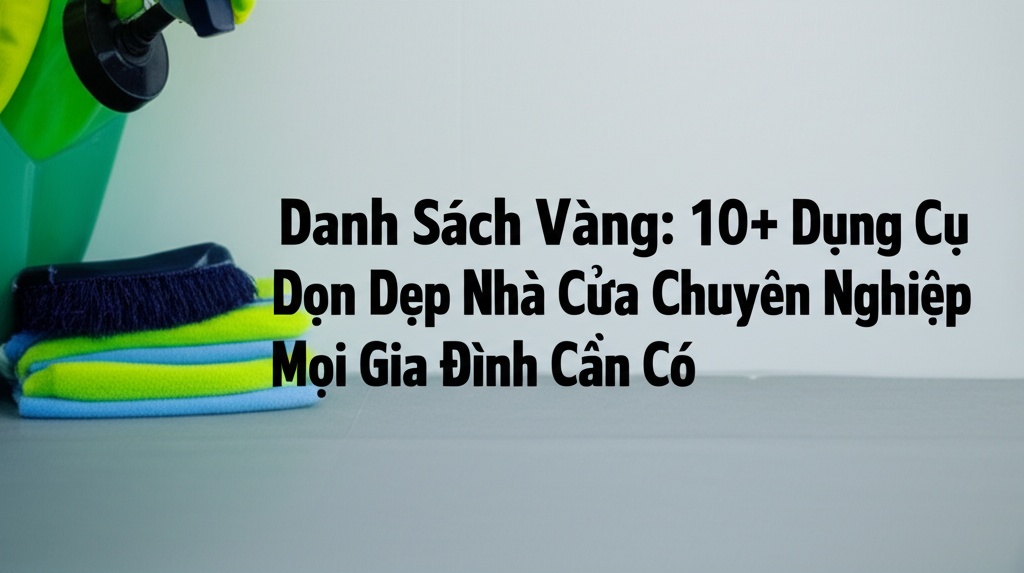 Hình minh họa cho bài viết: Danh Sách Vàng: 10+ Dụng Cụ Dọn Dẹp Nhà Cửa Chuyên Nghiệp Mọi Gia Đình Cần Có