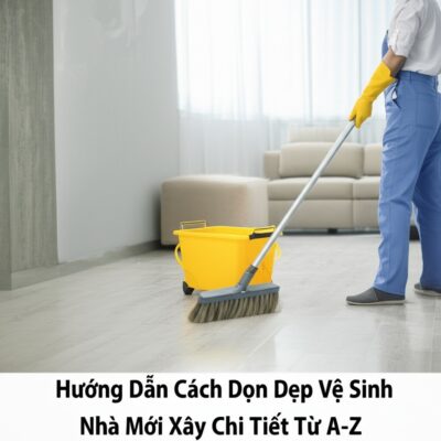 Hướng Dẫn Cách Dọn Dẹp Vệ Sinh Nhà Mới Xây Chi Tiết Từ A-Z