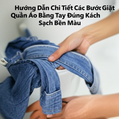 Hướng Dẫn Chi Tiết Các Bước Giặt Quần Áo Bằng Tay Đúng Cách, Sạch Bền Màu