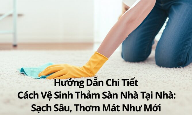 Hướng Dẫn Chi Tiết Cách Vệ Sinh Thảm Sàn Nhà Tại Nhà: Sạch Sâu, Thơm Mát Như Mới