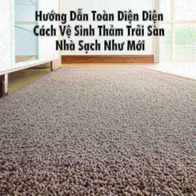 Hướng Dẫn Toàn Diện Cách Vệ Sinh Thảm Trải Sàn Nhà Sạch Như Mới