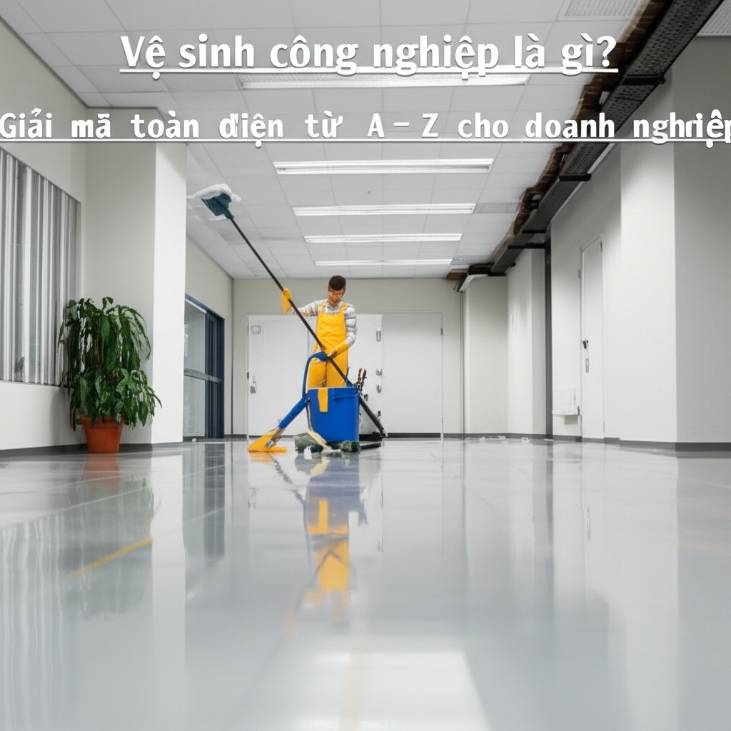 Hình minh họa cho bài viết: Vệ sinh công nghiệp là gì? Giải mã toàn diện từ A-Z cho doanh nghiệp