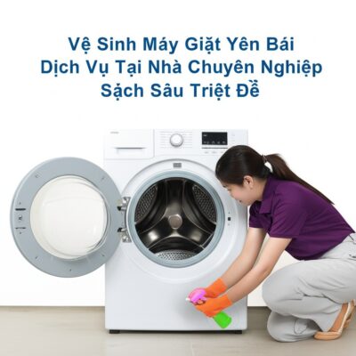 Vệ Sinh Máy Giặt Yên Bái: Dịch Vụ Tại Nhà Chuyên Nghiệp, Sạch Sâu Triệt Để